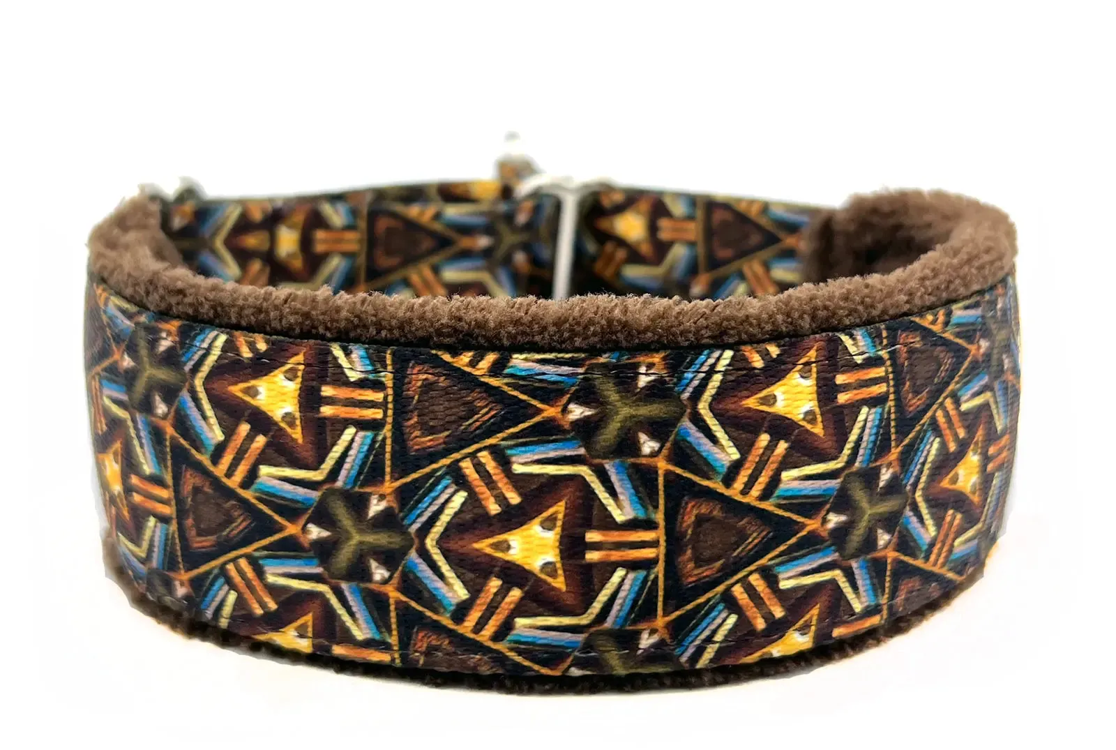 1.5" Mocha Pinball Everyday Limited Slip Collar