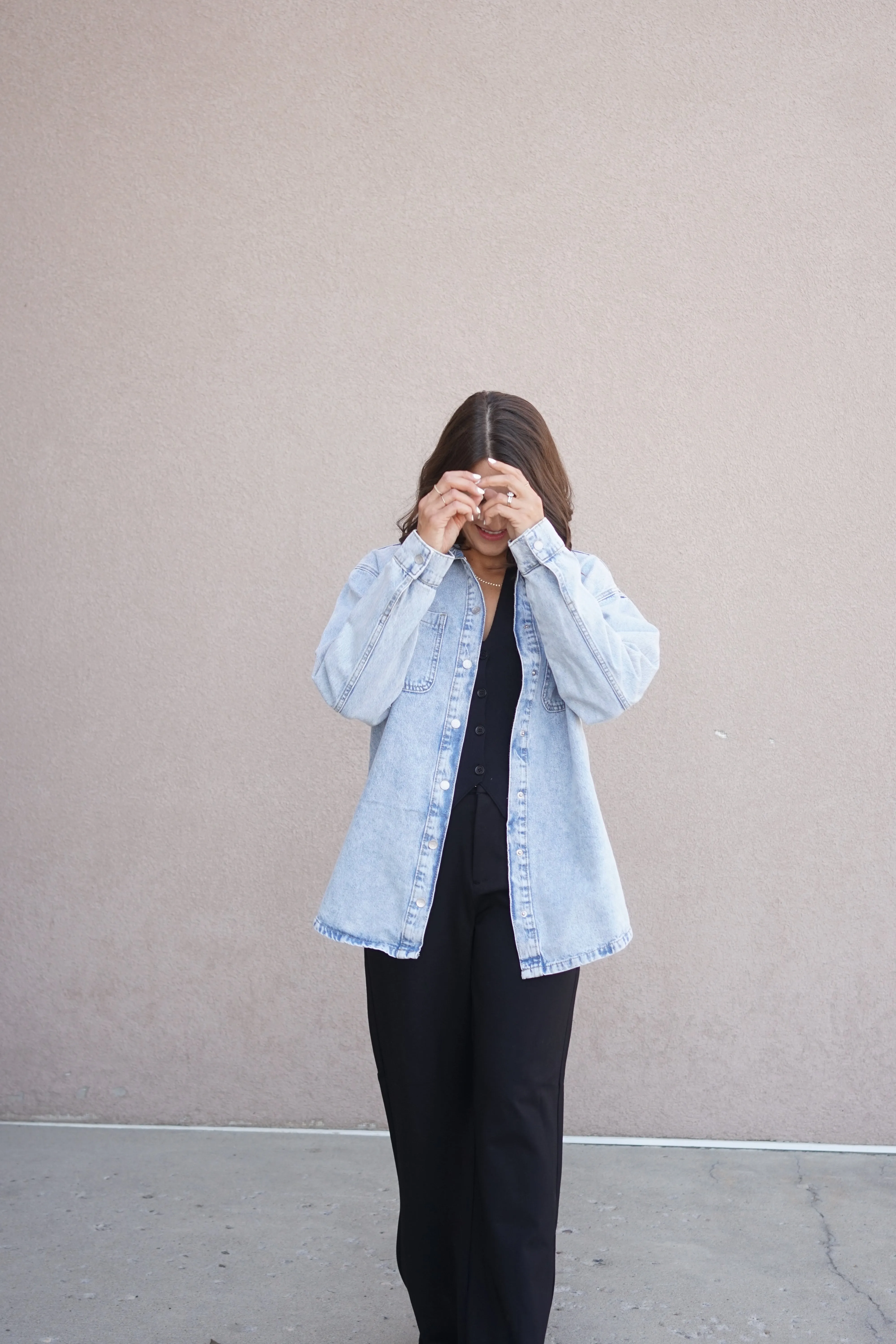 Alva Denim Shirt- Noisy May