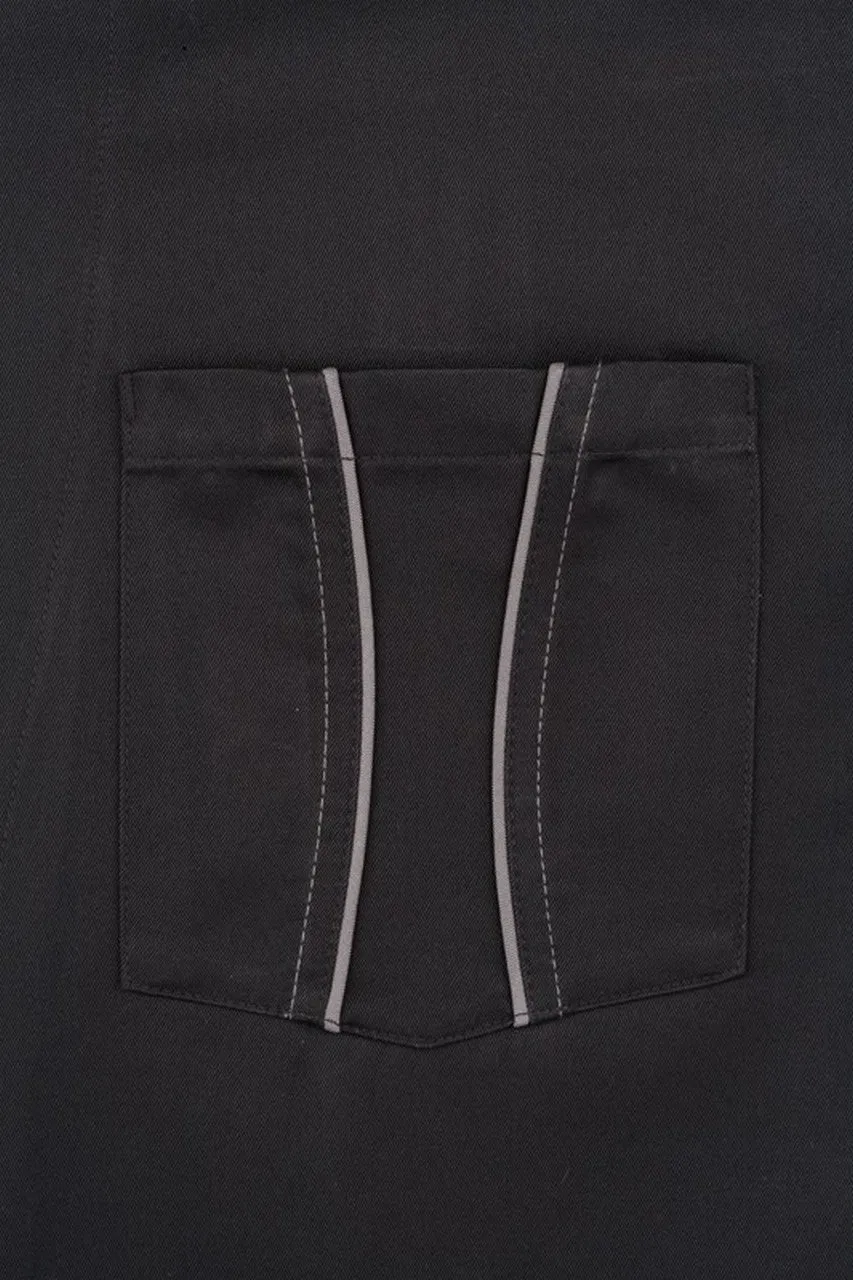 Amalfi Black Signature Chef Jacket