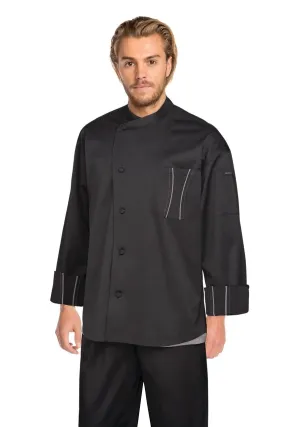 Amalfi Black Signature Chef Jacket