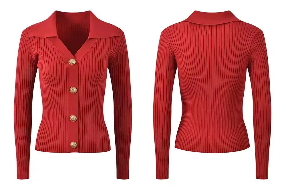 Ana Sweater || Red