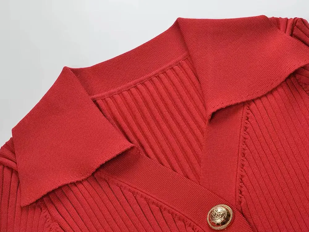 Ana Sweater || Red
