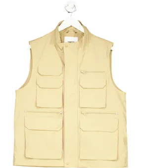 Anthropologie Beige 8 Pocket Gilet UK 12