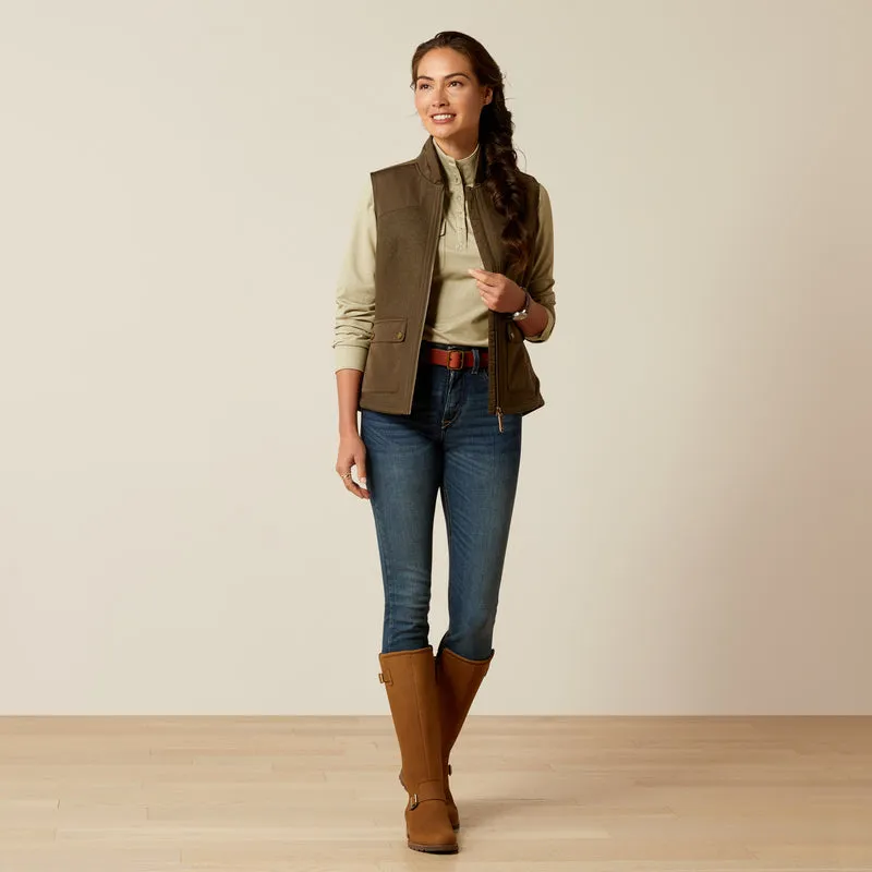 Ariat Women's Millbrae Gilet in Earth