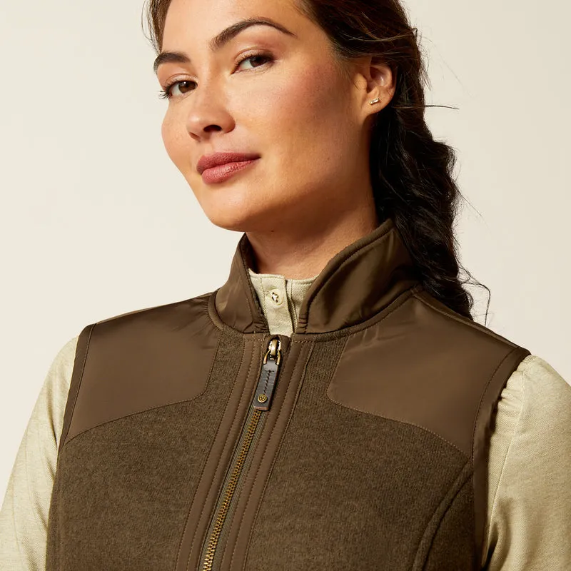 Ariat Women's Millbrae Gilet in Earth
