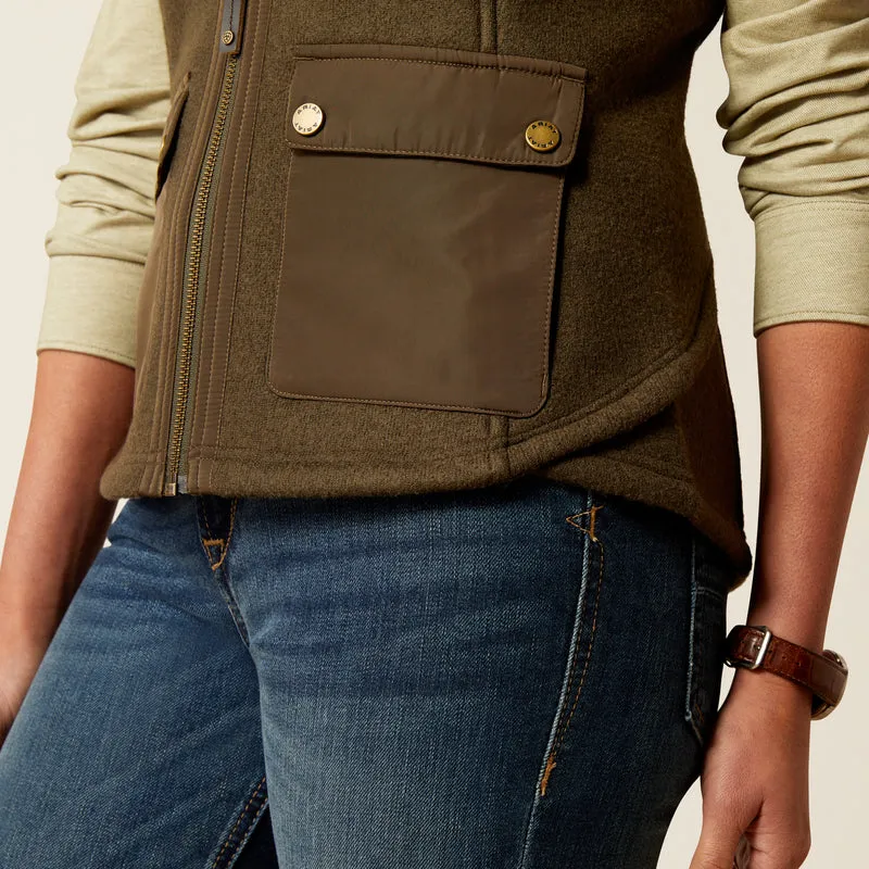 Ariat Women's Millbrae Gilet in Earth