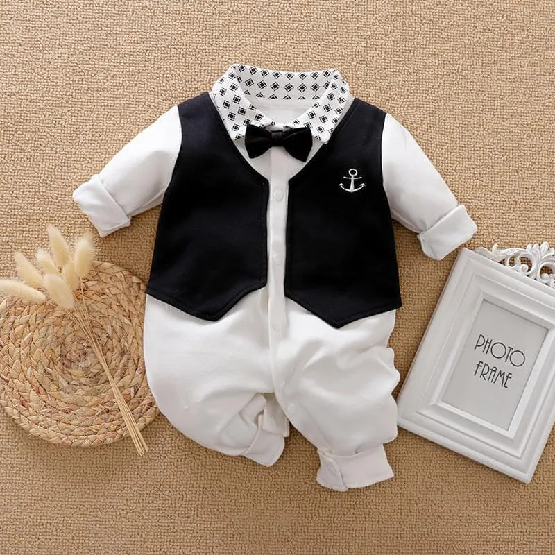 Autumn Long-Sleeved Baby Jumpsuit - GlamzLife