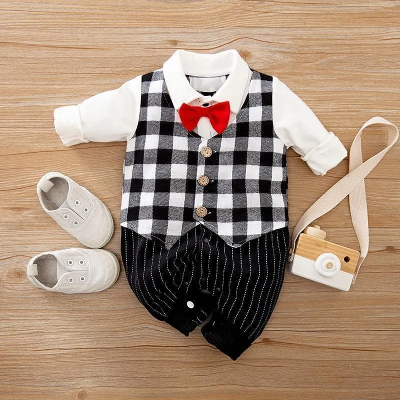Autumn Long-Sleeved Baby Jumpsuit - GlamzLife
