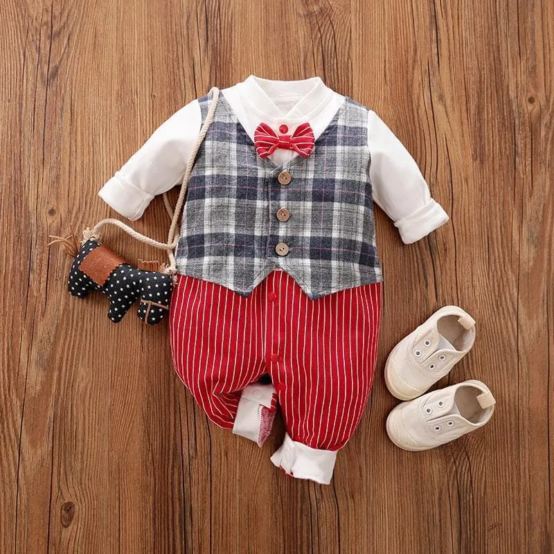 Autumn Long-Sleeved Baby Jumpsuit - GlamzLife