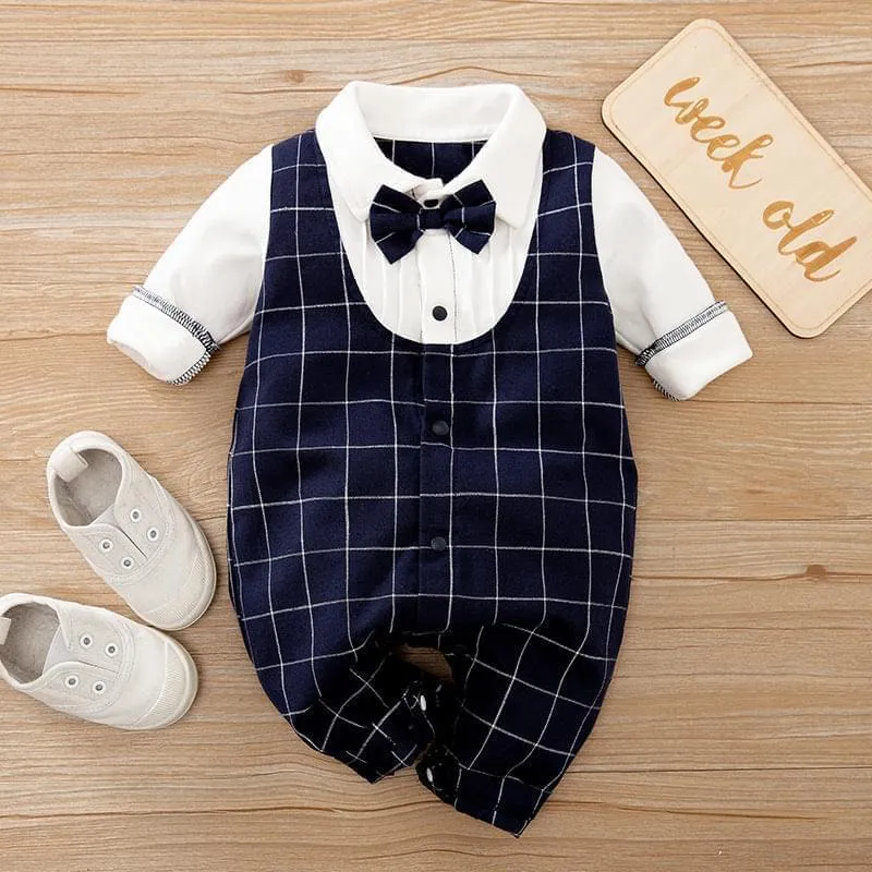 Autumn Long-Sleeved Baby Jumpsuit - GlamzLife