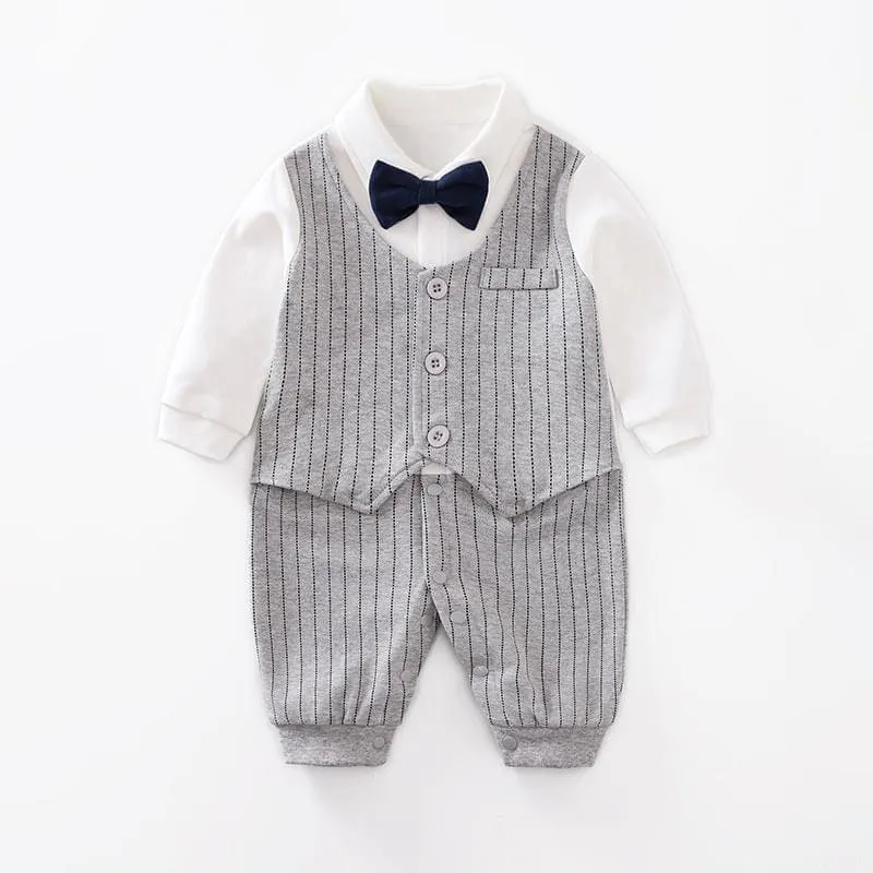 Autumn Long-Sleeved Baby Jumpsuit - GlamzLife