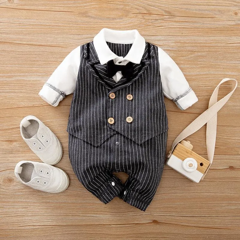Autumn Long-Sleeved Baby Jumpsuit - GlamzLife