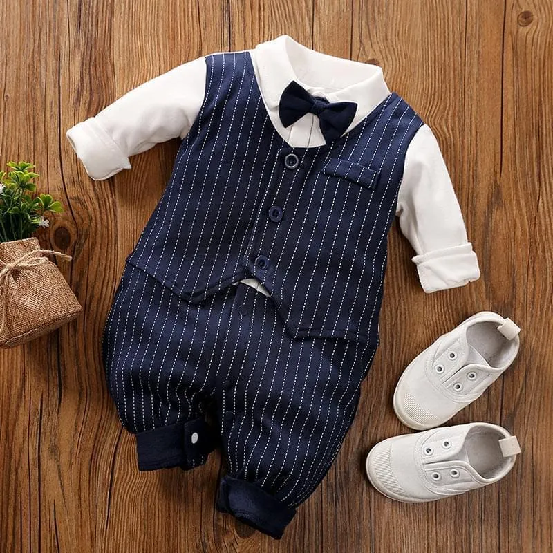 Autumn Long-Sleeved Baby Jumpsuit - GlamzLife