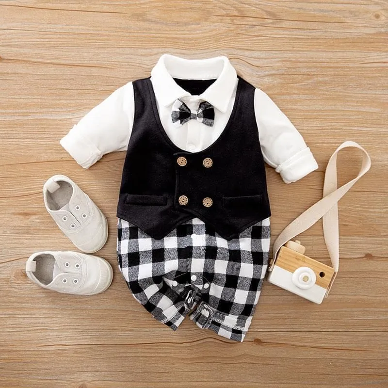 Autumn Long-Sleeved Baby Jumpsuit - GlamzLife
