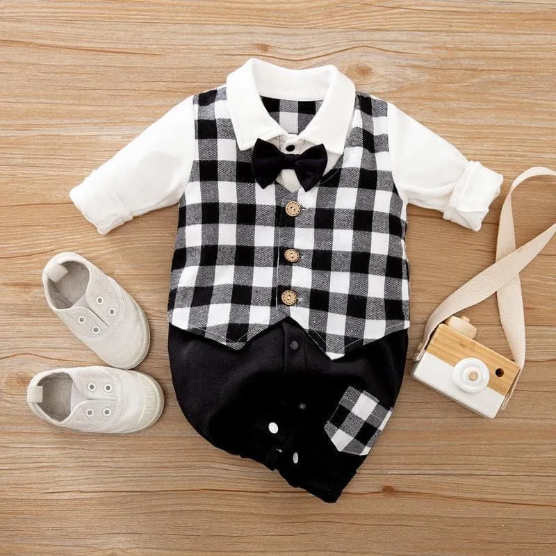 Autumn Long-Sleeved Baby Jumpsuit - GlamzLife
