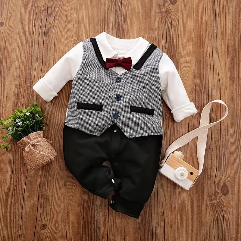 Autumn Long-Sleeved Baby Jumpsuit - GlamzLife