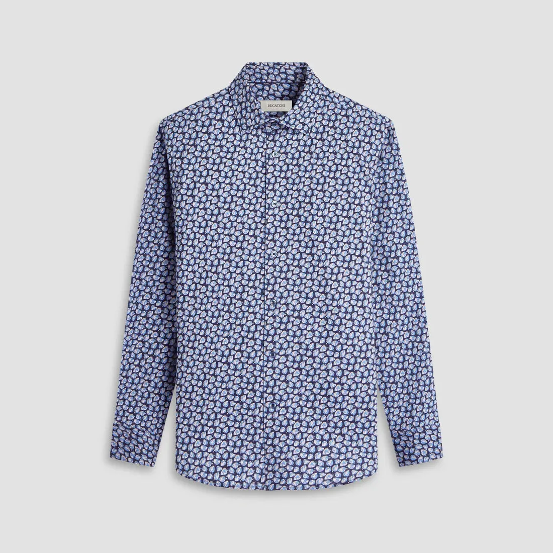 Bugatchi - Long Sleeve - Modern Fit - OOOHCotton Tech - 8 way Stretch - FF9095K60