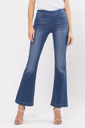 Charlise Midrise Petite Flare Leg Cello Jeans