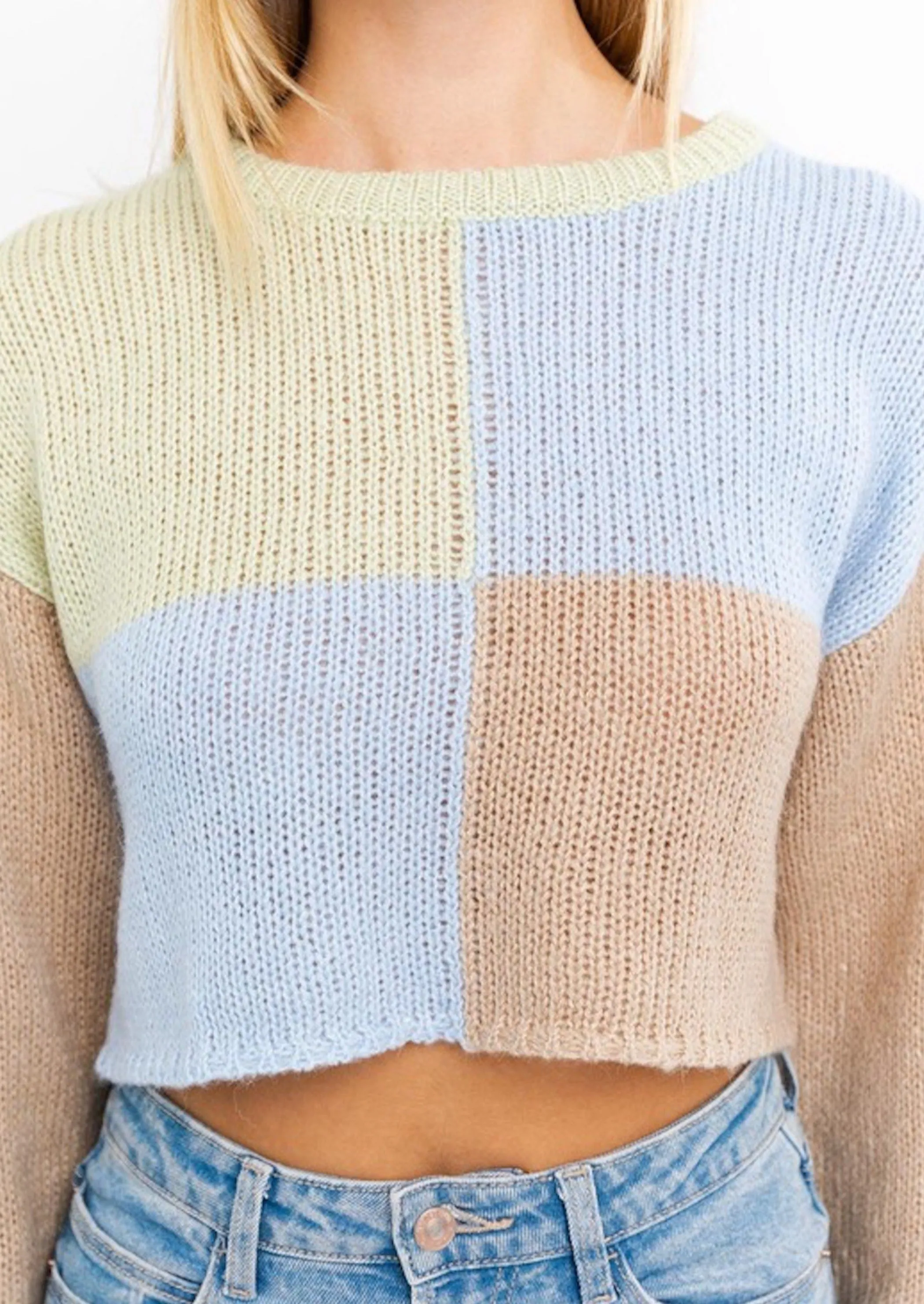 Color Block Sweater