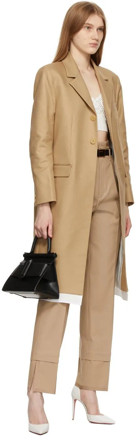 Commission Beige Slashed Coat