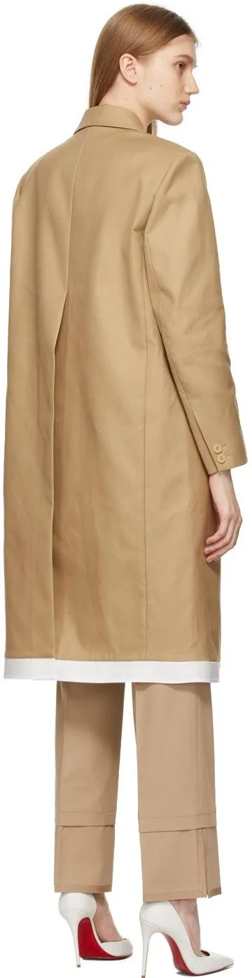 Commission Beige Slashed Coat