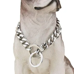 Cuban Chain Dog Collar