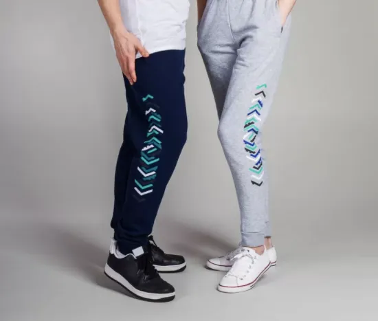Custom Unisex Sweat Pants with Leg Print
