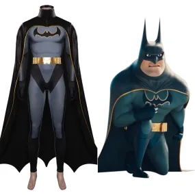 DC League of Super-Pets-Batman Cosplay Costume Jumpsuit Cloak  Outfits Halloween Carnival Suit