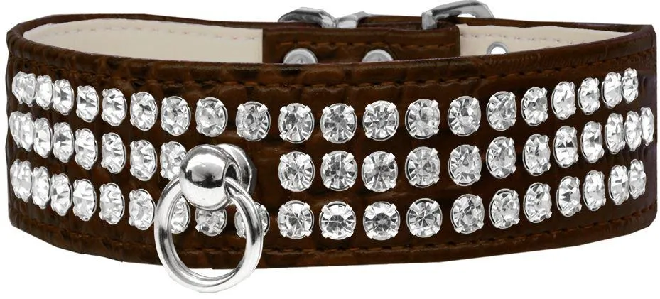 Designer Crock Rhinestone Collar