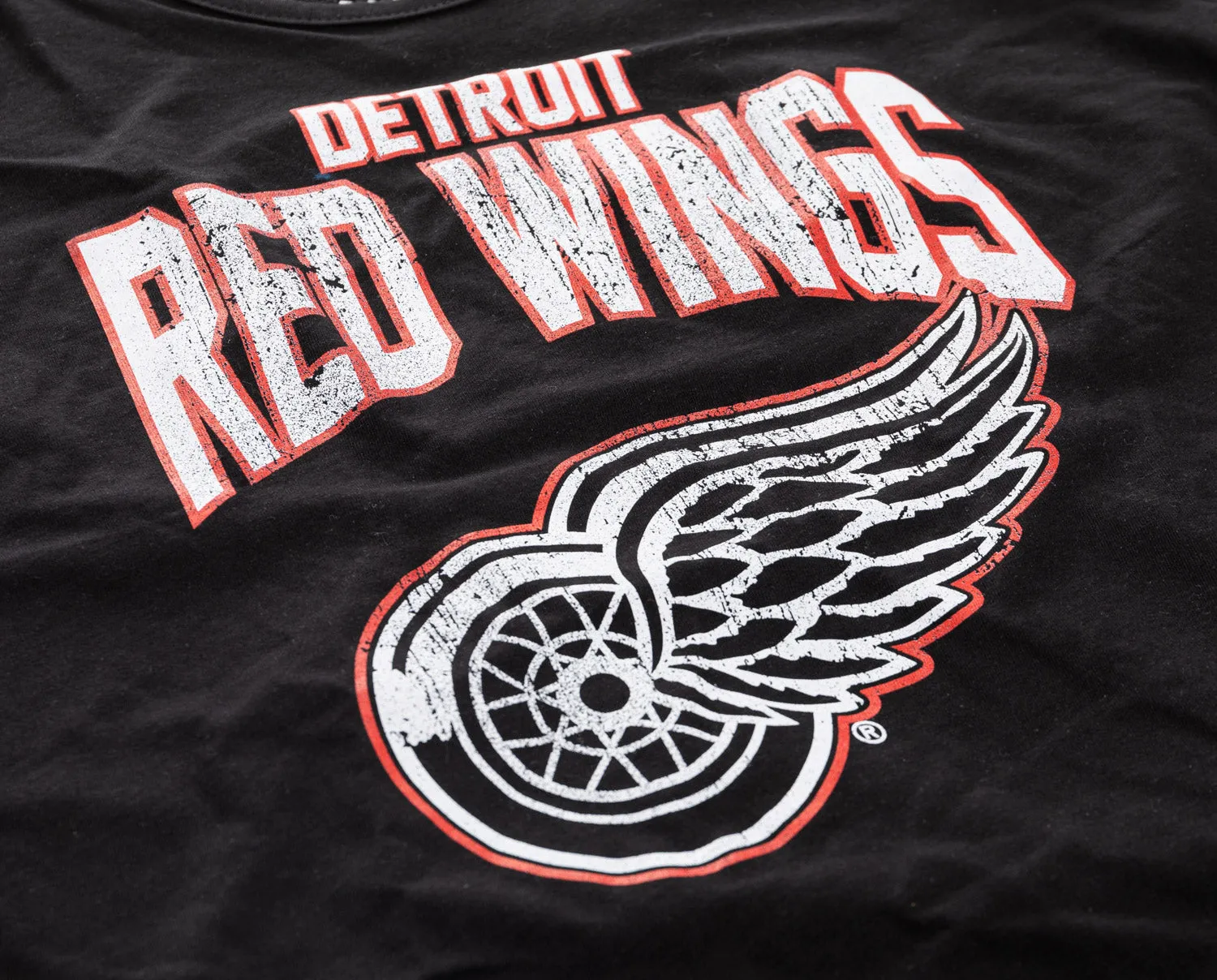 Detroit Red Wings Ladies "Distressed" Lace Flowy Tank Top