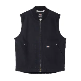 DICKIES - DUCK CANVAS VEST BLACK