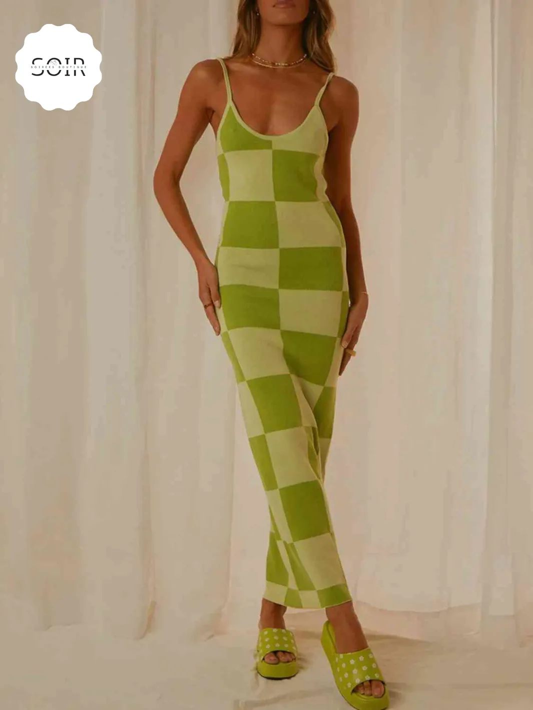 Diva Daze Pattern Play Maxi Sweater Dress