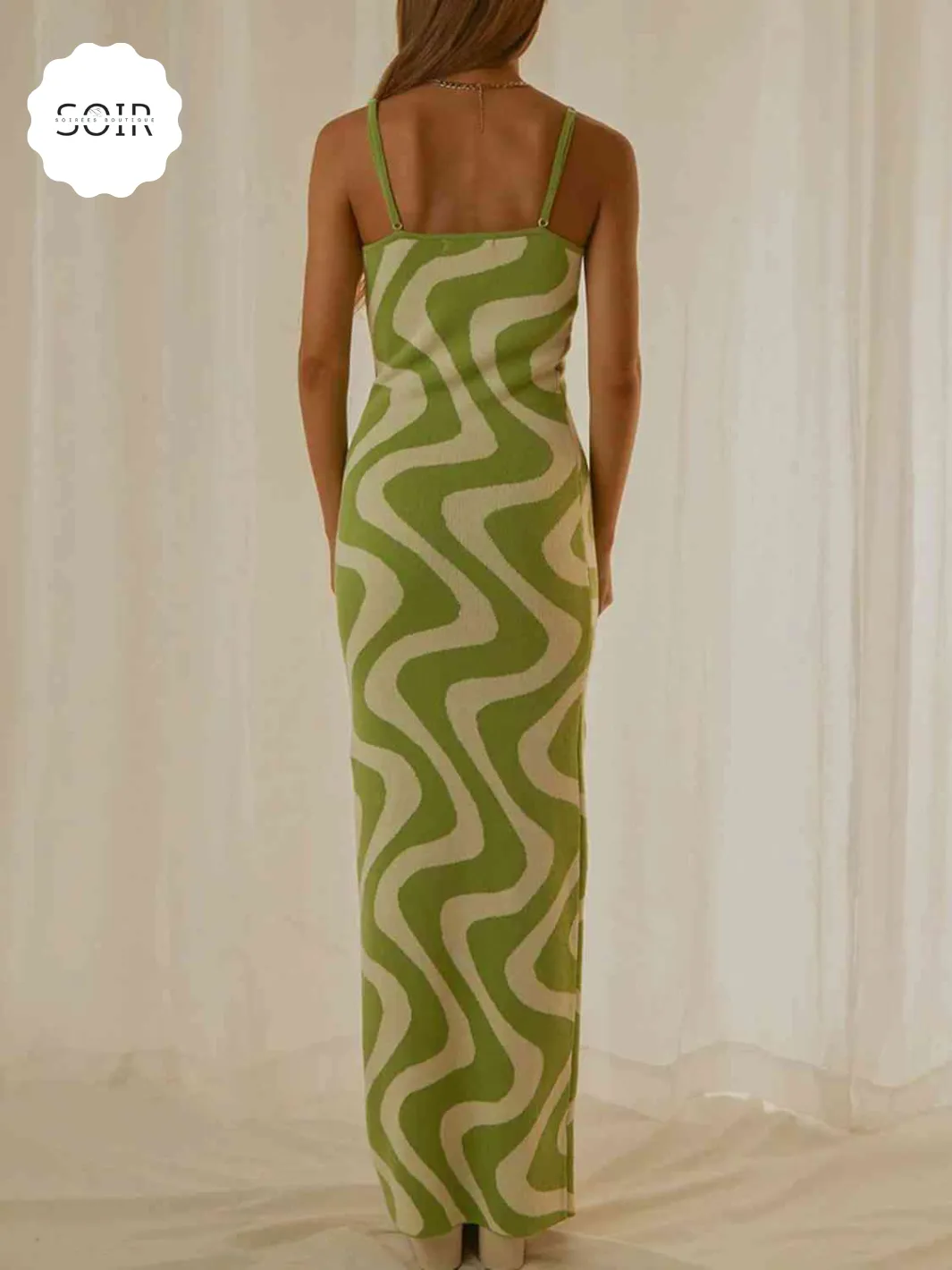 Diva Daze Pattern Play Maxi Sweater Dress
