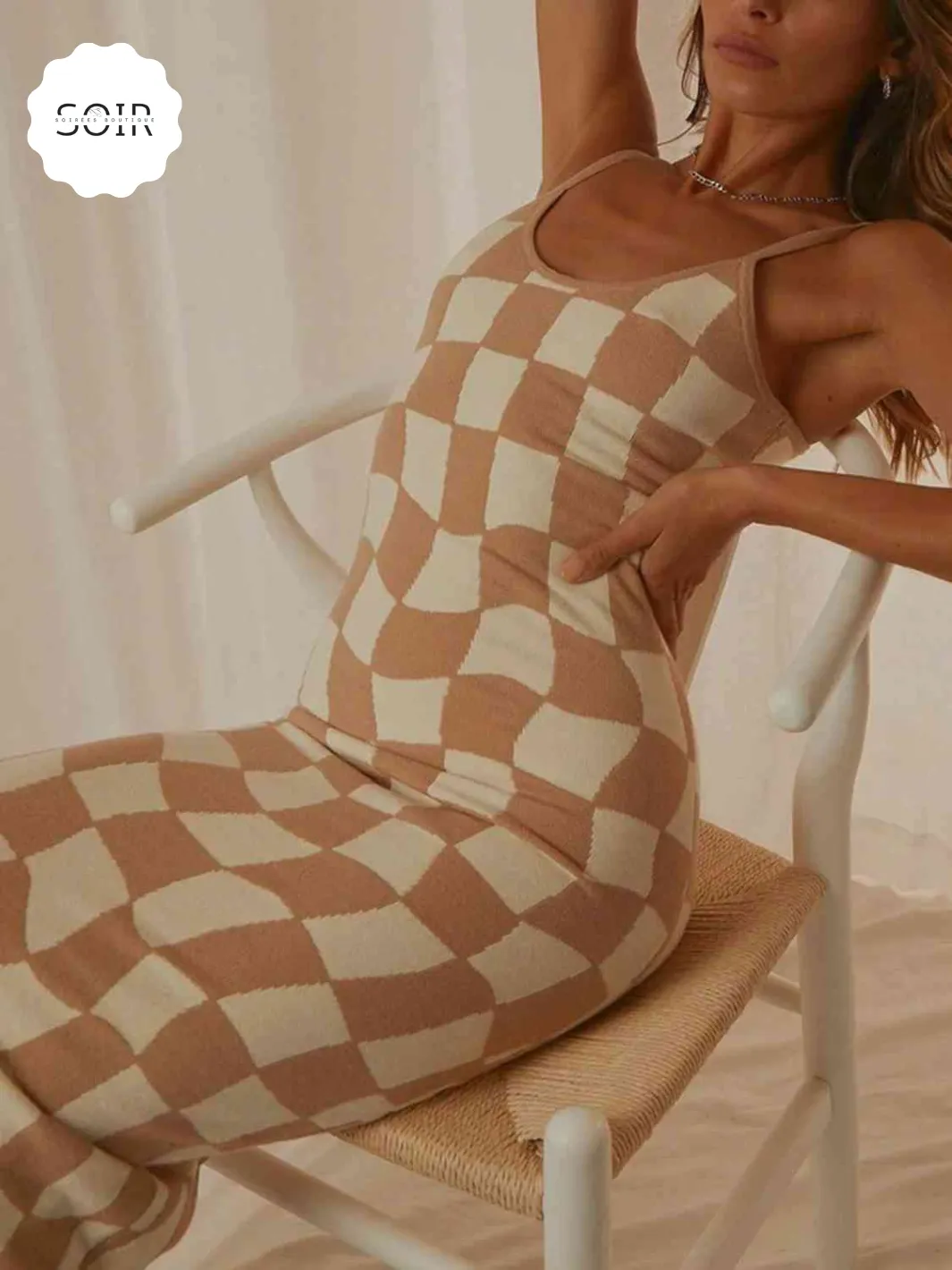 Diva Daze Pattern Play Maxi Sweater Dress