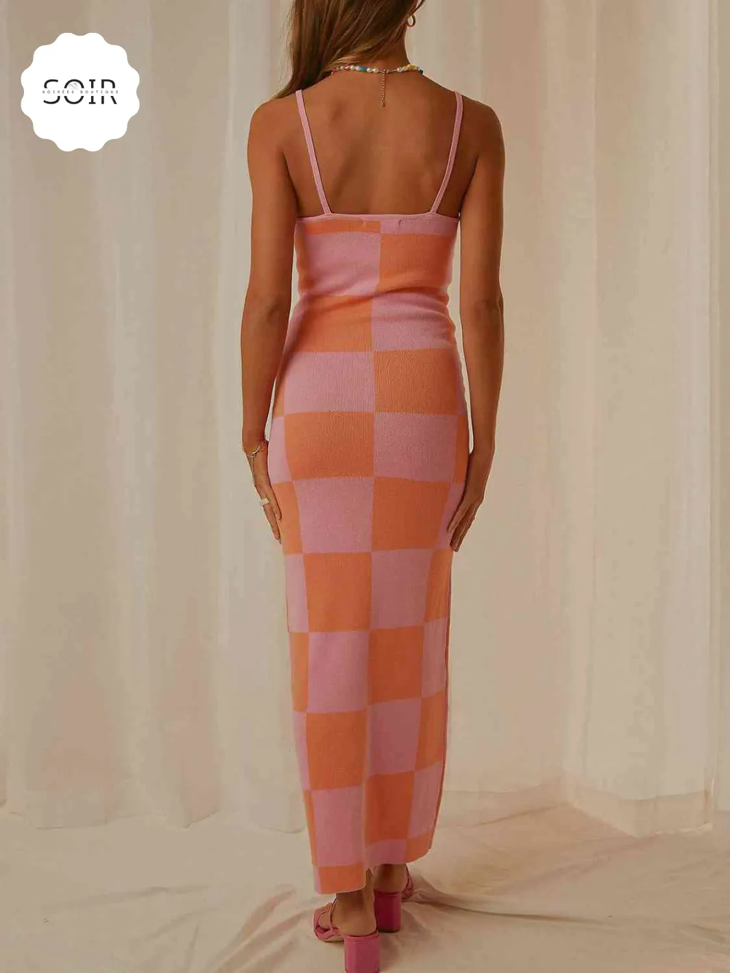 Diva Daze Pattern Play Maxi Sweater Dress