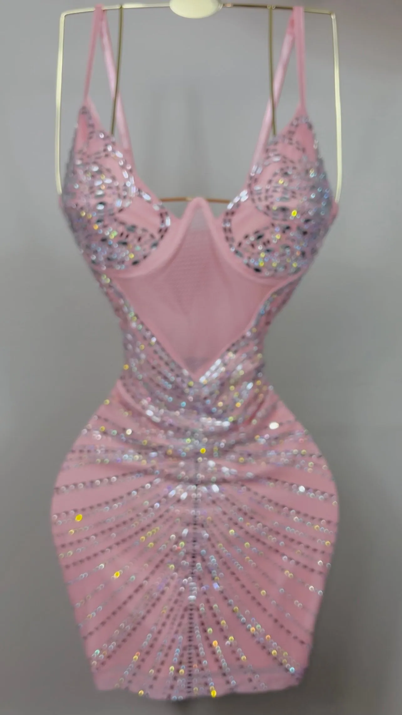 Divina Dress - Baby Pink