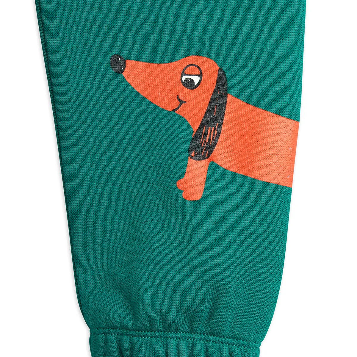 Dog Sweatpants in Green by Mini Rodini