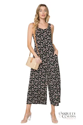 EDGY PLUS: Maria Flower Power Jumpsuit