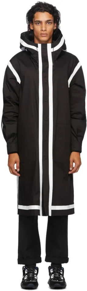 Fendi Reversible Black Rain Parka