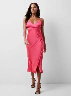 FINAL SALE Ennis Satin Midi Slip Dress