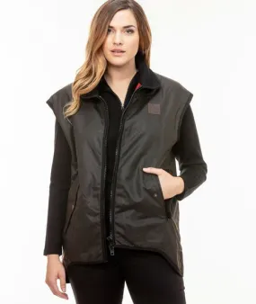Foxton Oilskin Vest with Wool Lining
