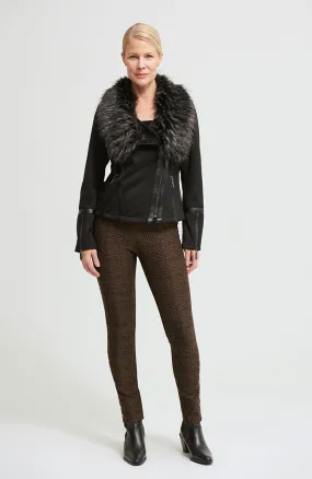 Fur Collar Suede Jacket