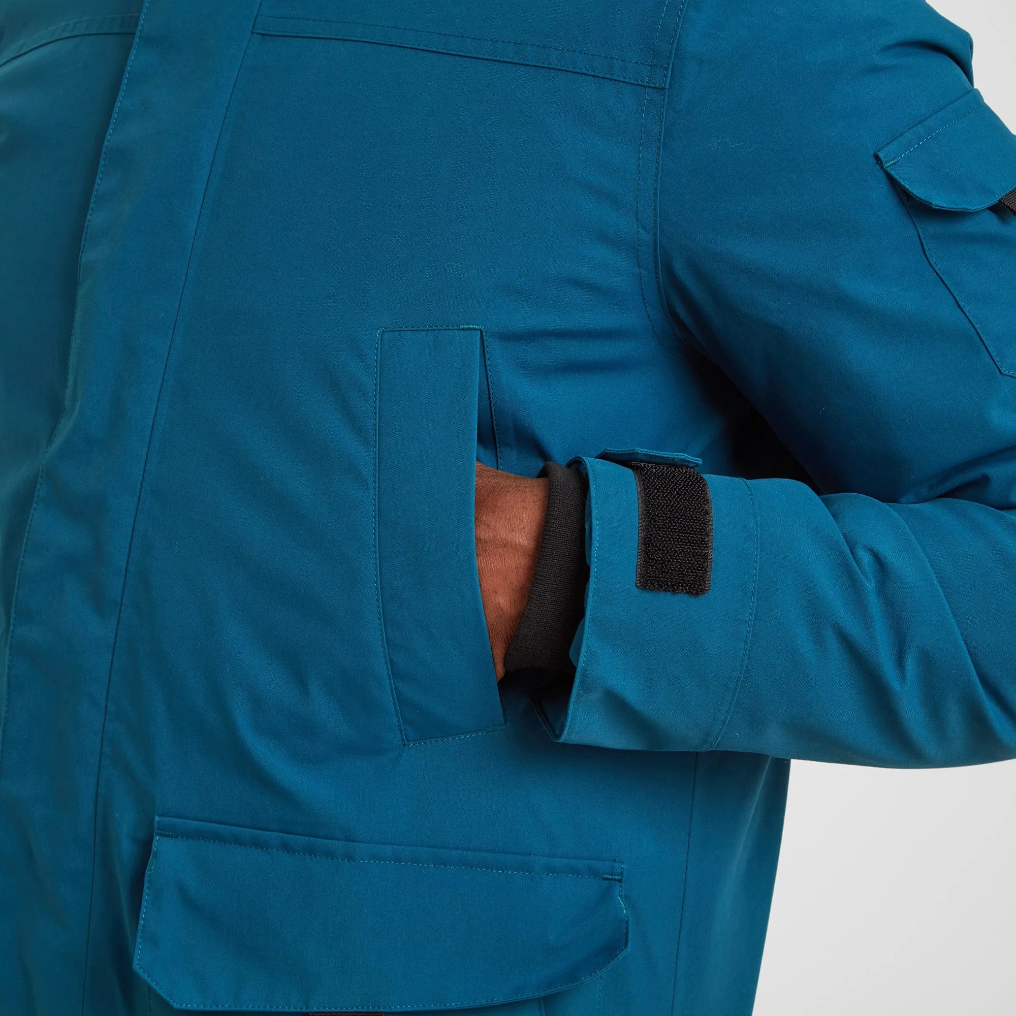 Garrick Mens Waterproof Parka - Lagoon Blue