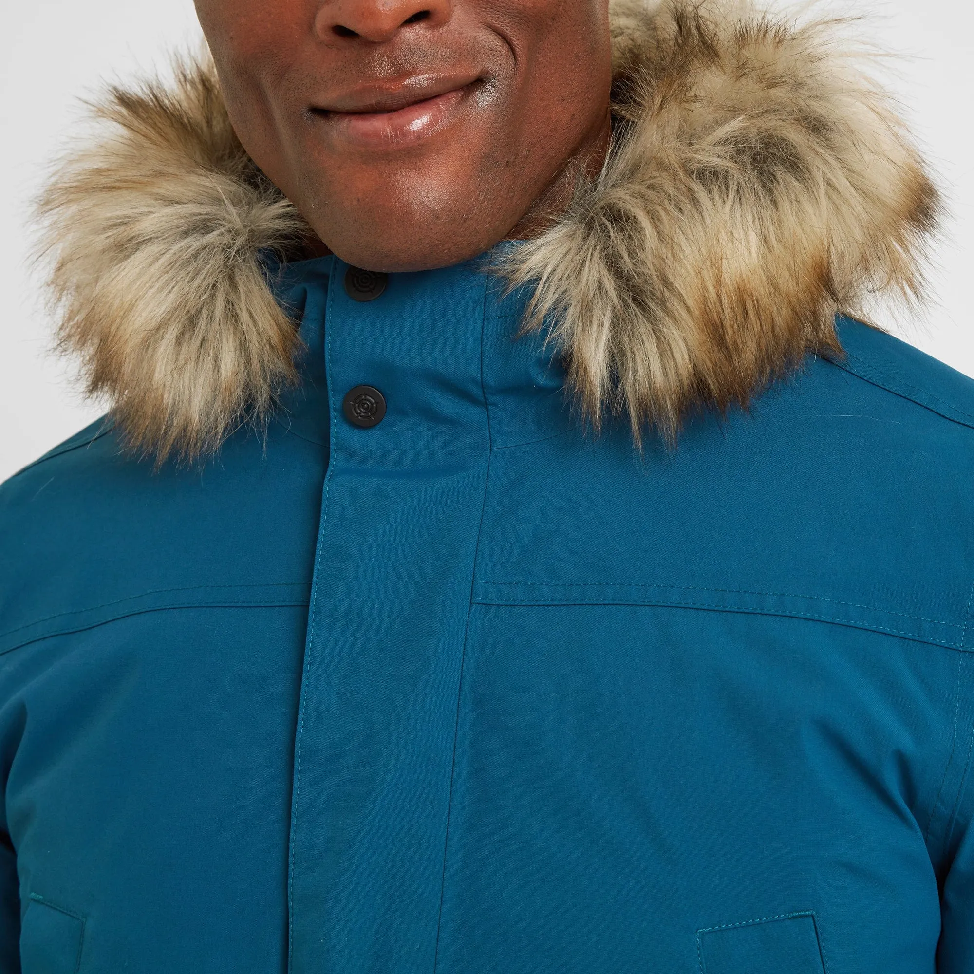 Garrick Mens Waterproof Parka - Lagoon Blue