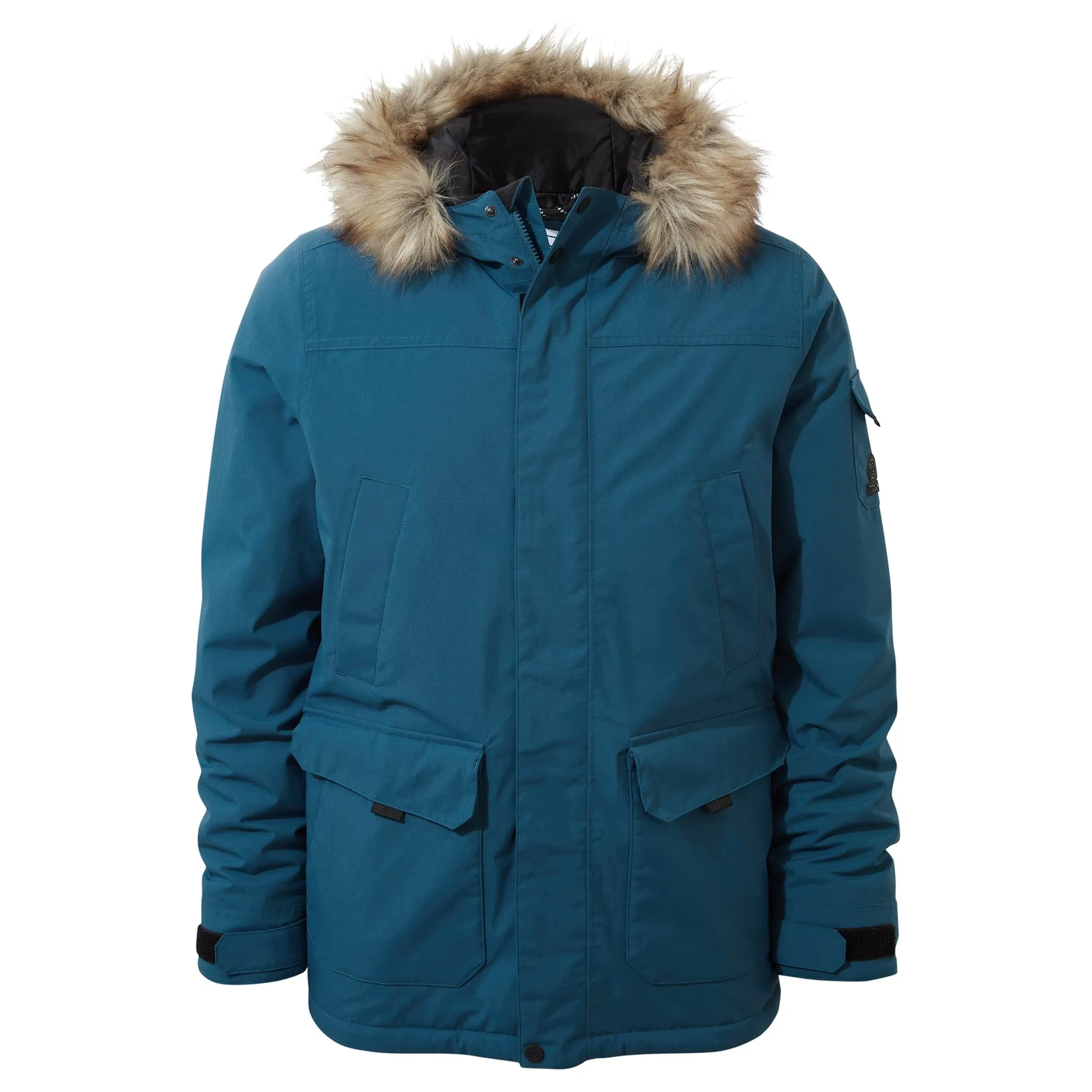 Garrick Mens Waterproof Parka - Lagoon Blue