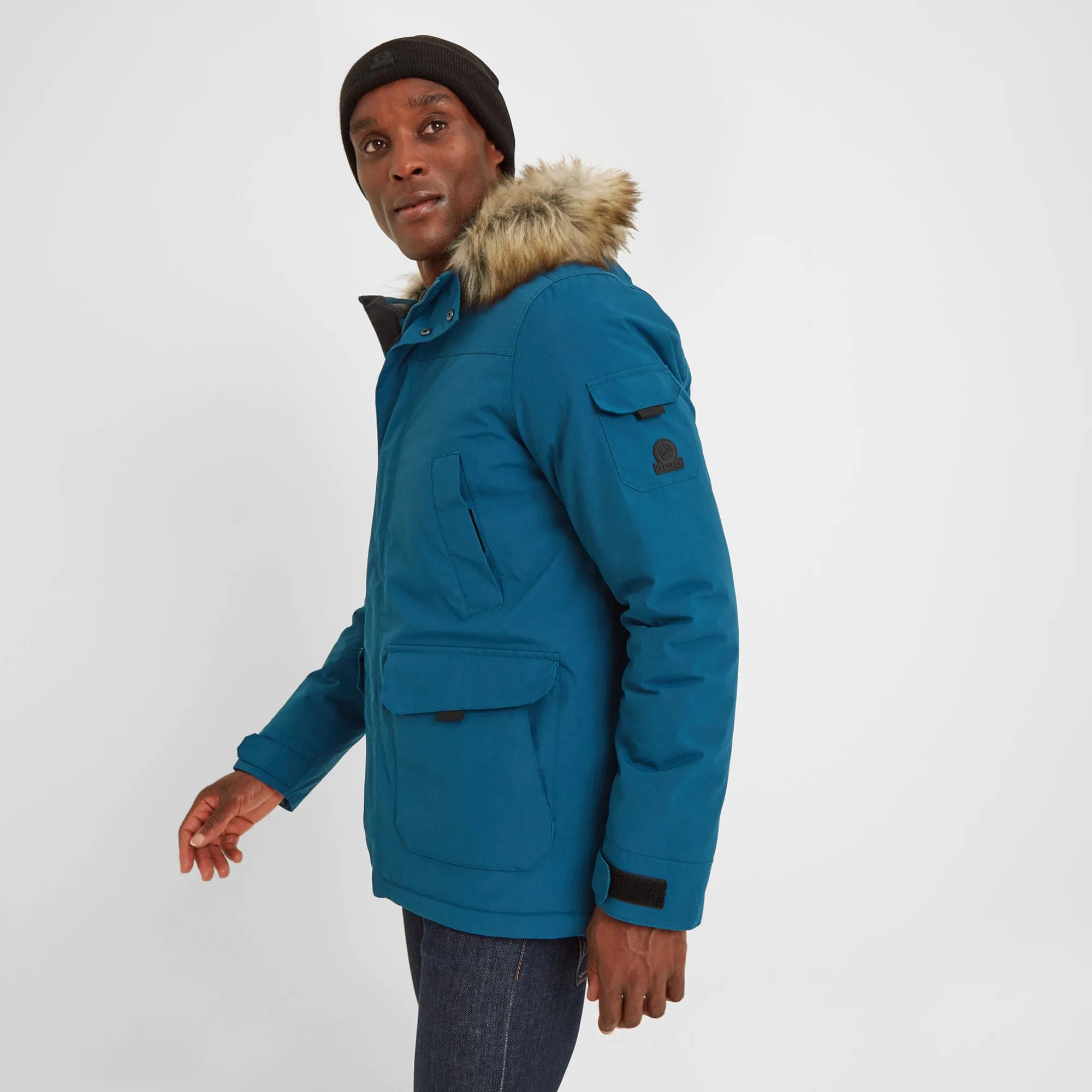 Garrick Mens Waterproof Parka - Lagoon Blue