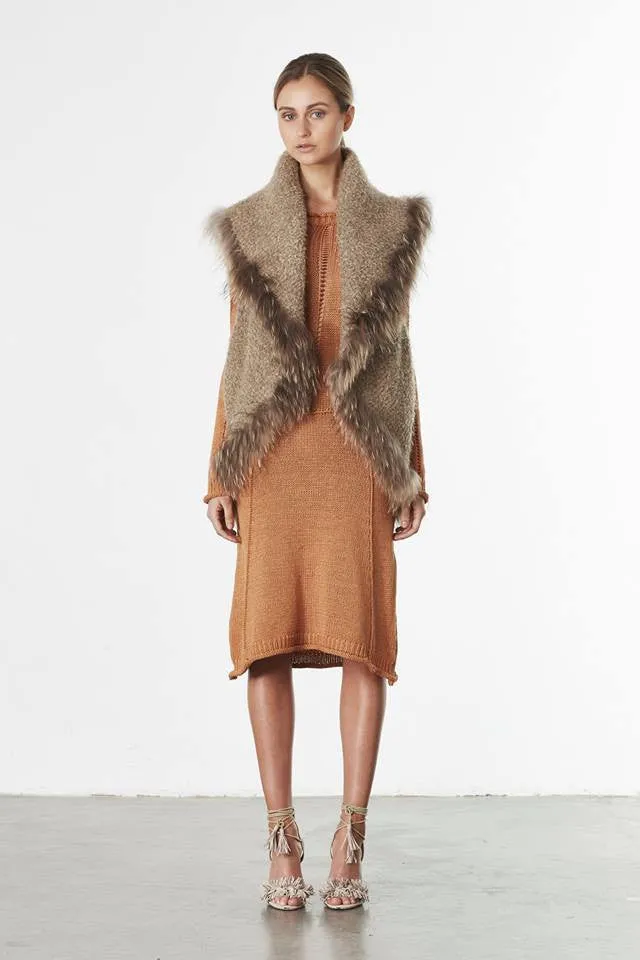 Gaze Shawl Collar Knit