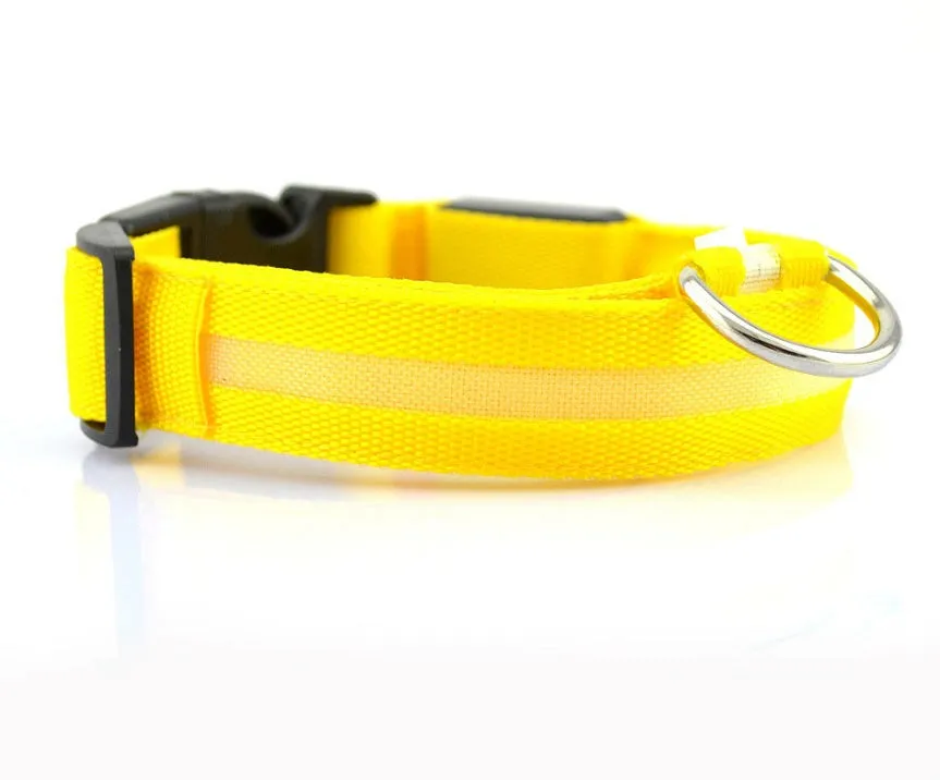 GlowGuard: LED Pet Collar – Night Safety Luminous Collar for Dogs