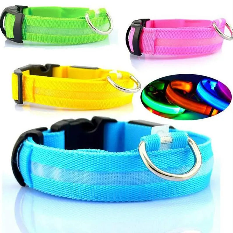 GlowGuard: LED Pet Collar – Night Safety Luminous Collar for Dogs