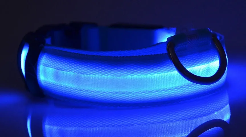GlowGuard: LED Pet Collar – Night Safety Luminous Collar for Dogs